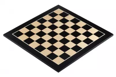 Tablero de ajedrez no 5+ (sin descripción) de ébano (marquetería)
