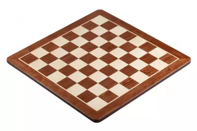 Tablero de ajedrez no 5 (sin descripción) paduk/arce (marquetería) - esquinas redondas