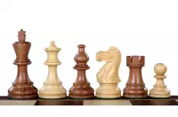 Figuras de ajedrez American Classic Acacia/Espino cerval 3,75 pulgadas