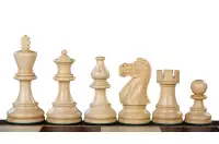 Figuras de ajedrez American Classic Acacia/Espino cerval 3,75 pulgadas