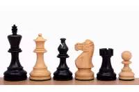 American Classic Figuras de ajedrez de madera tallada de 3,5 pulgadas