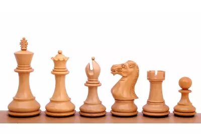 Figuras de ajedrez de madera tallada de 3,5 pulgadas Stallion