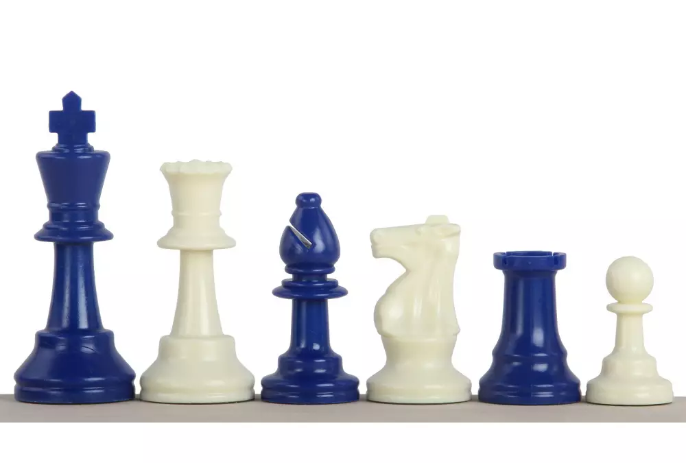 Piezas de ajedrez azules no 6