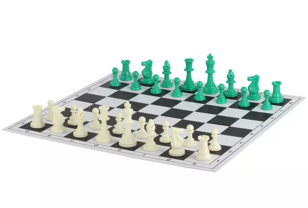 Piezas de ajedrez verdes no 6