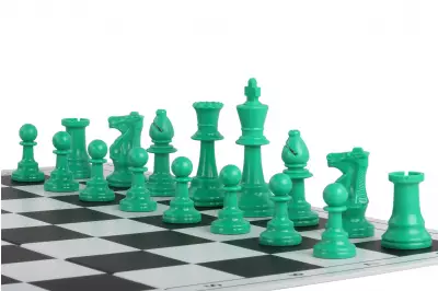 Piezas de ajedrez verdes no 6
