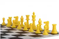 Piezas de ajedrez amarillas no 6