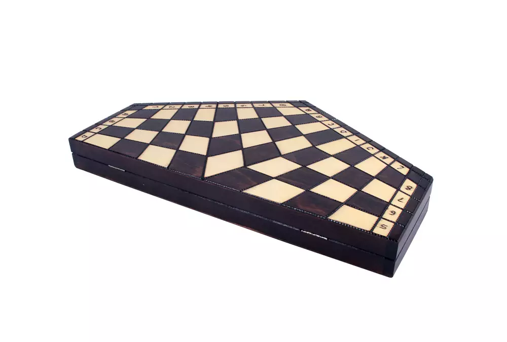 Juego de ajedrez para tres jugadores - grande (54x47cm)
