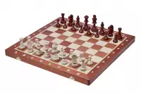 Juego de ajedrez de torneo no 6 con incrustaciones (53x53cm)