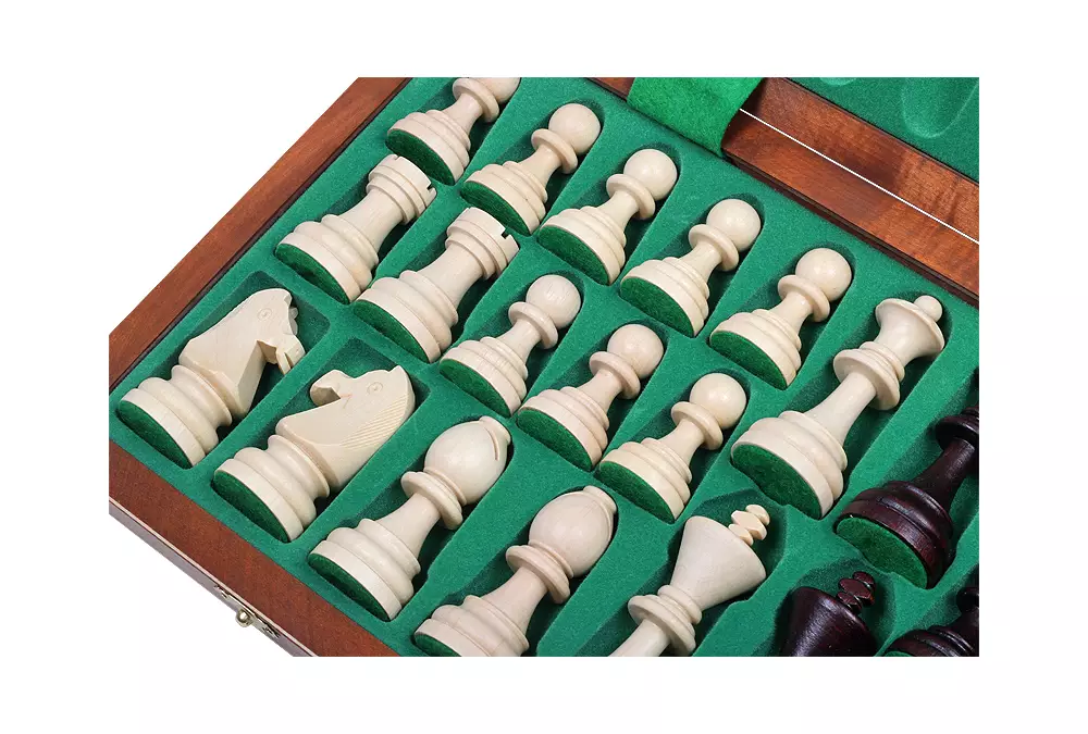 Tablero de ajedrez de torneo no 7 (50x50cm) con incrustaciones