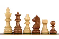 Juego de ajedrez de torneo no 5 - tablero de 50 mm + figuras de German Knight 3,5