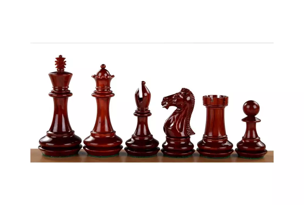 Base Champfered Paduk 4,25 pulgadas figuras de ajedrez