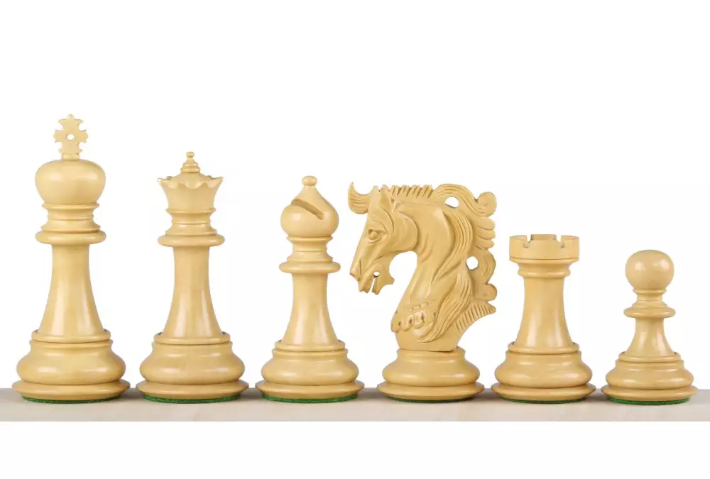 Elvis Figuras de ajedrez de ébano 4,25 pulgadas