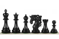 Elvis Figuras de ajedrez de ébano 4,25 pulgadas