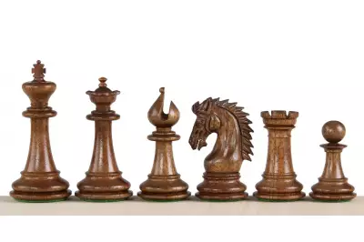 Figuras de ajedrez Sheikh Acacia de 3,75 pulgadas