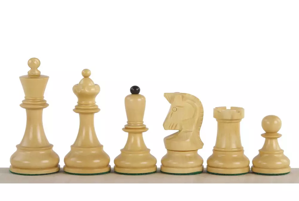 Figuras de ajedrez Dubrovnik de 3,75 pulgadas - Bobby Fischer