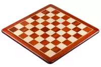 Tablero de ajedrez de madera maciza (58x58cm) - secoya/haya (campo de 58 mm)