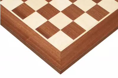 Tablero de madera de dos caras - damas 64 campo + 100 campo (intarsia)