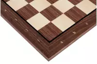 Tablero de ajedrez no 5 (con descripción) con marco de nogal negro/arce (marquetería) - Exclusivo