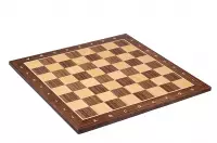 Tablero de ajedrez no 4+ (con descripción) nogal/arce (marquetería)