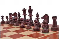 Ajedrez de Torneo no 4 (42x42cm) Inarsia - un precioso juego de piezas de ajedrez de madera tallada - para regalo de niño y adulto