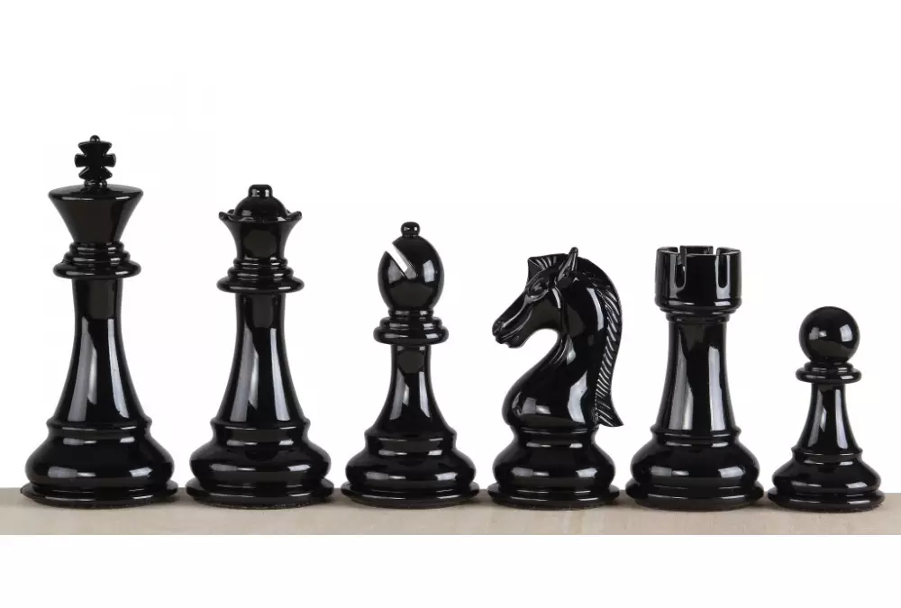 Figuras de ajedrez exclusivas de 4,25 pulgadas - ponderadas