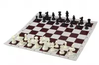 Juego de ajedrez escolar (figuras + tablero rodante)