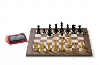 Tablero de ajedrez electrónico DGT USB, nogal/clon + Figuras clásicas