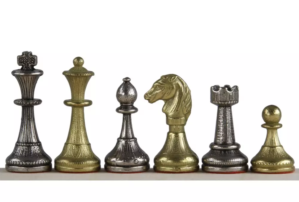 Figuras de ajedrez de metal Staunton - rey 48 mm