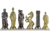 Figuras de ajedrez de metal Bárbaros - Romanos - Rey 75 mm