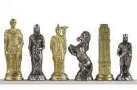 Figuras de ajedrez de metal Bárbaros - Romanos - Rey 75 mm