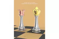 Elegante colgante de ajedrez Meta[l]morphose - Reina