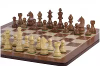Juego de ajedrez de torneo no 6 - tablero de 58 mm + figuras de German Knight 3,5"