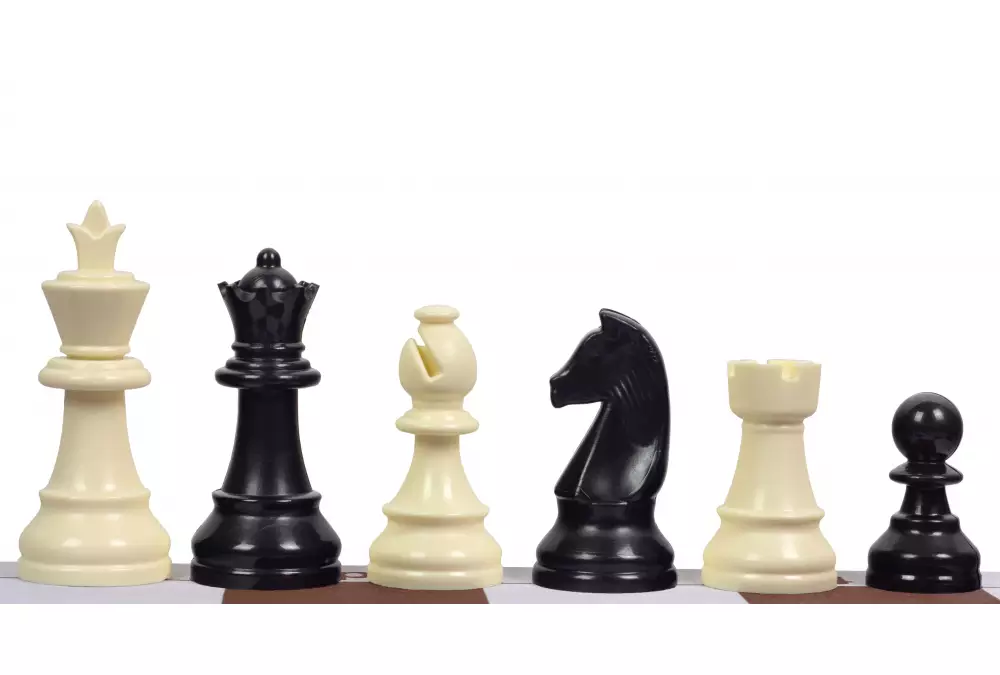 Figuras de ajedrez Staunton, plástico (rey 85 mm)