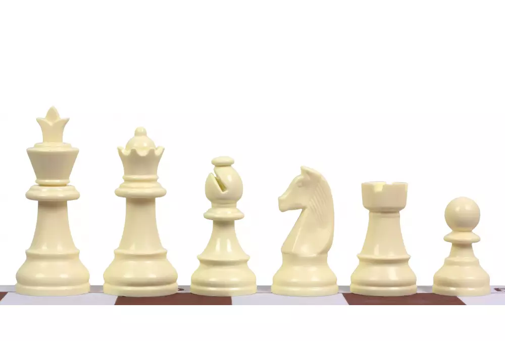 Staunton figuras de ajedrez 6, plástico (rey 95 mm)
