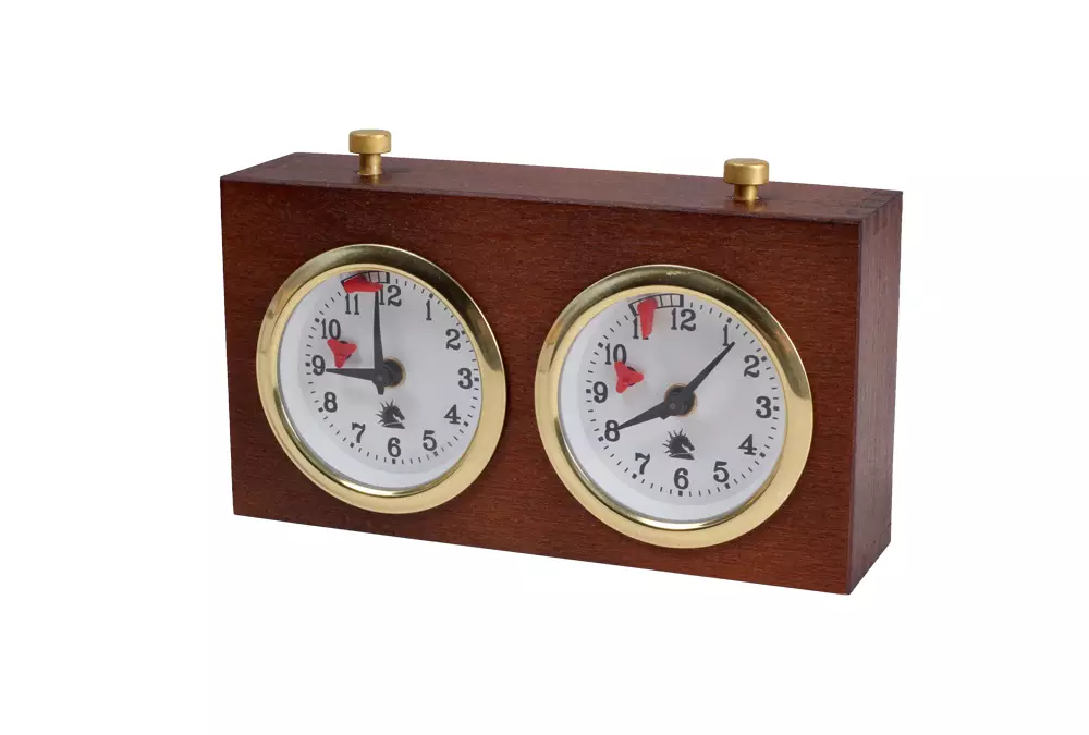 Reloj de madera BHB sin soporte - pequeño oscuro
