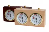 Reloj de madera BHB sin soporte - pequeño oscuro