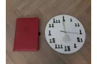 Reloj de pared de ajedrez